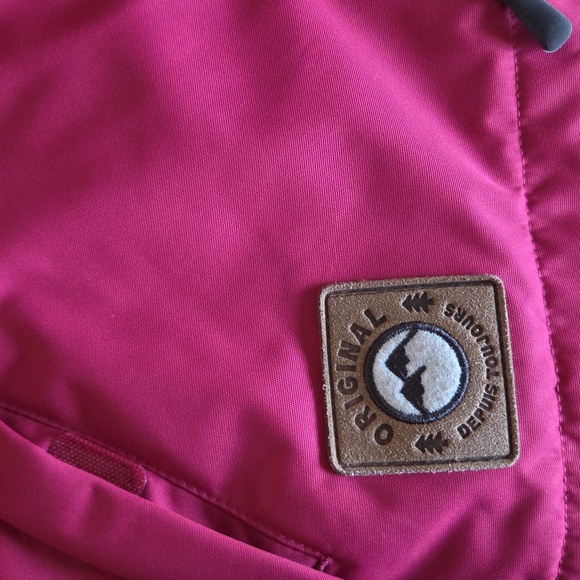 Souris Mini 9-12 Months NEW Pink Hooded‎ Jacket and Blue Overalls Snowsuit Set - Picture 5 of 11